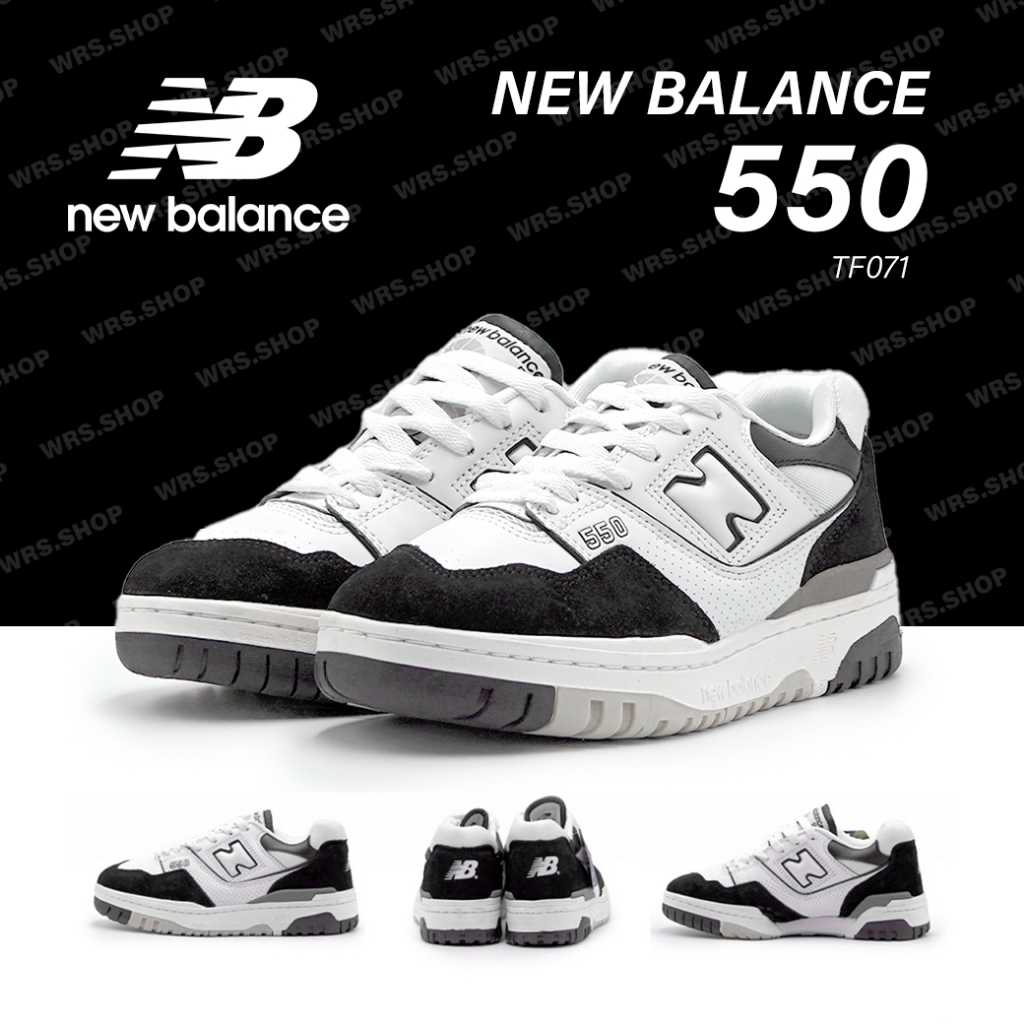 TF071 New Balance NB 550 Black and White