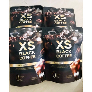 XS Coffee Black Coffee สูตรกาแฟดำ 4 ห่อ