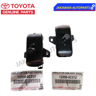 **แท้ศูนย์** ยางแท่นเครื่อง TOYOTA VIGO / FORTUNER / INOVA ( เครื่องเบนซิน 1TR , 2TR ) 1ชุด 2ตัว