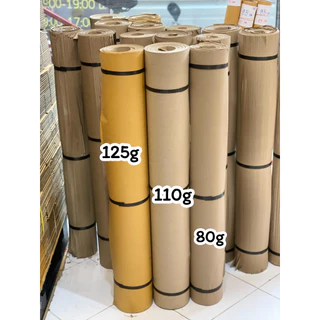 กระดาษน้ำตาลห่อพัสดุ ขนาด 89 X 120 ซม. ความหนา80 แกรม , 110 แกรม , 125 แกรม