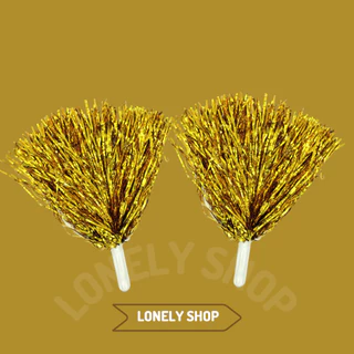 พู่เชียร์ กีฬาสี หนา ฟู หลากสี หนา 40G ราคาต่อคู่(สินค้าพร้อมส่ง)