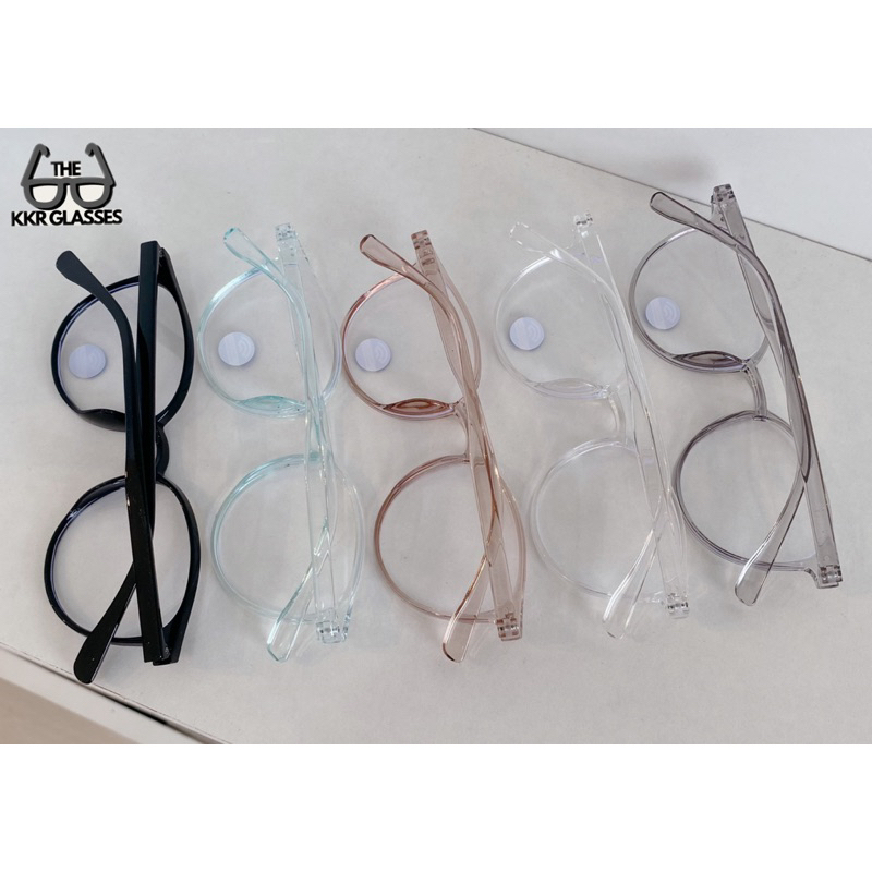 แว่นกรองแสงสีฟ้า กรอบอคลิลิคน้ำหนักเบา KS0071 ป้องกันแสงจอคอม โทรศัพท์ ทรงหยดน้ำ ชายหญิงใส่ได้ (มีปลายทาง)