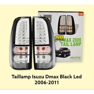 ไฟท้ายดีแมค dmax led 2006 2007 2008 2009 2010 2011 ไฟท้ายแต่ง ดีแมค  ISUZU D-MAX LED ปี2006-2011  DEPO สี SMOKE