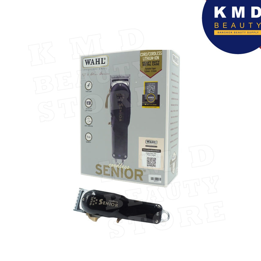 Wahl 5-STAR Senior C/C รุ่น Cordless Senior Clipper ปัตตาเลี่ยนไร้สาย ประกันศูนย์ USA