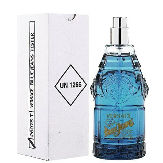 Versace Blue Jeans Eau De Toilette Spray for Men 75 ml. ( TESTER ) .