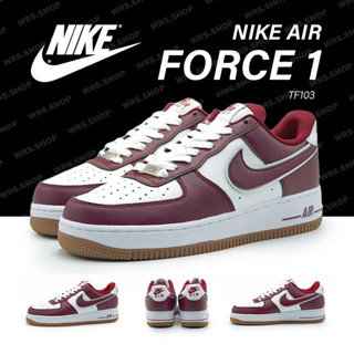 TF103 Nike Air Force 1 (สีเลือดหมู)