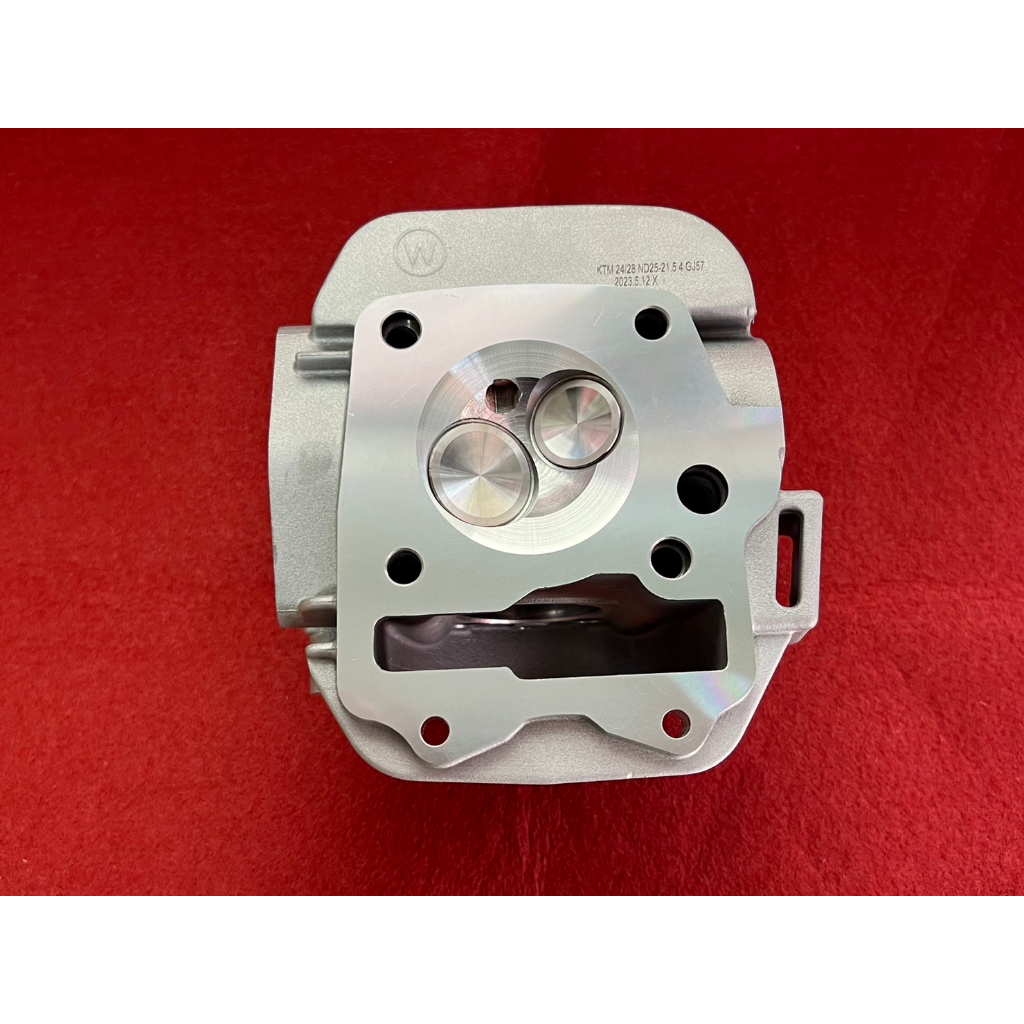 ฝาสูบเวฟ 125 S/R/Iบังลม ลูก56-57-59 ใบวาล์ว28/24-30/26 (หลังวาล์ว 33มิล บ่าแข๊งพิเศษ) 2in1 ใส่ได้ทั้