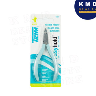 TRIM - Easy Hold - Trim Cuticle Nipper กรรไกรตัดหนัง ตัดขอบเล็บ หัวแหลม ด้ามจับกันลื่น สแตนเลส สินค้า USA ส่งเร็วมาก