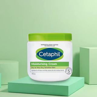 Cetaphil Moisturizing Cream 453G บำรุงผิวให้ชุ่มชื้น cetaphil moisturising เซตาฟิล #L1