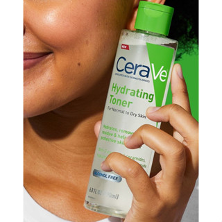 การส่งของแท้，CERAVE HYDRATING TONER / LOTION  FOR NORMAL TO DRY SKIN 200 ml.✔