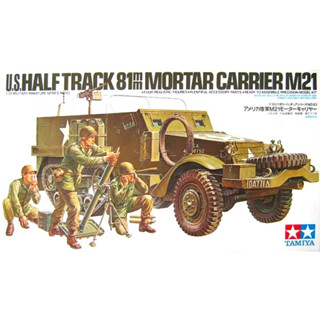 1/35 M-21 Mortar 81mm. Carrier Half Track Tamiya # 35083