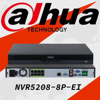 DAHUA เครื่องบันทึกกล้องวงจรปิด 8CH รุ่น NVR5208-8P-EI (POE)