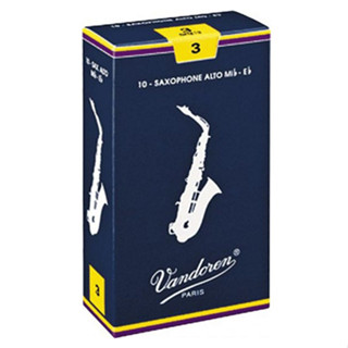 ลิ้นอัลโตแซกโซโฟน Vandoren เบอร์ 3 (กล่องน้ำเงิน)