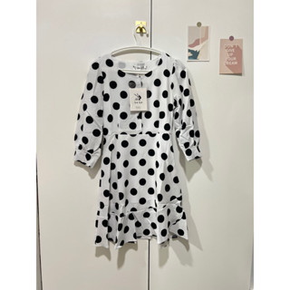 mini dress size M ลายจุด