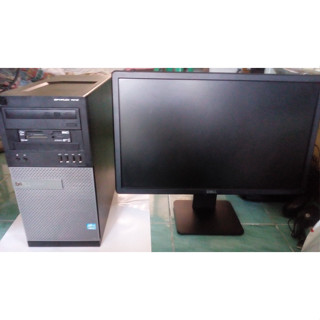 เครื่องคอมพิวเตอร์ COMPUTER DELL OPTIPLEX 3020MT CORE I5 RAM 8 GB ครบชุด สเปคแรง สภาพดี ราคาถูก Windows 10 Pro แท้