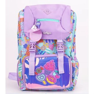 Smiggle Better Together Attach Foldover Backpack กระเป๋าเป้ขนาด 22 L ลาย 22L-Candy Blue พร้อมส่งในไทย