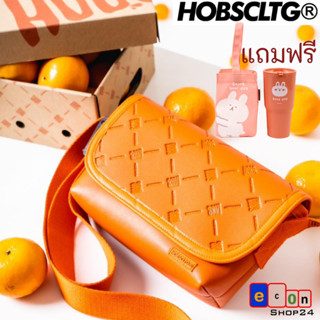 ( ส่งฟรี ) Pure Orange กระเป๋าสะพายข้าง แบรนด์ HOBS (100% Genunie) รุ่น Pure Orange ขนาด 9 นิ้ว หนังPU