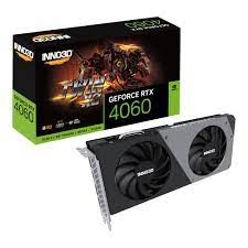 INNO3D(การ์ดจอ) GEFORCE RTX4060 TWINX2 8GB GDDR6 (N40602-08D6-173051N)