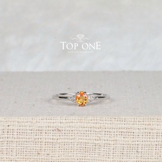 Top1jewelry แหวนพลอยแท้ บุษราคัม ไพลิน เขียวส่อง มรกต มาลายากาเนต เงินแท้