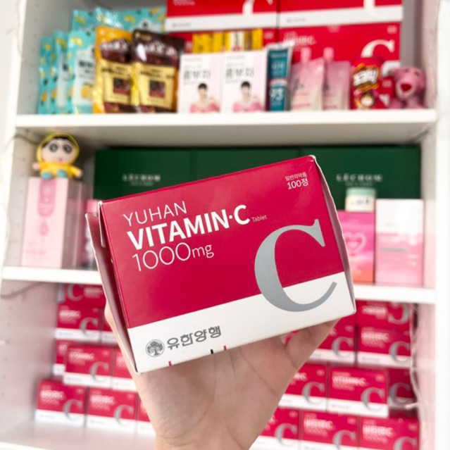 (ของแท้เกาหลี100%)แบ่งขายวิตามินซีพี่จุน YUHAN Vitamin C ขาวกระจ่างใส ลดสิว สร้างภูมิคุ้มกัน หวัด