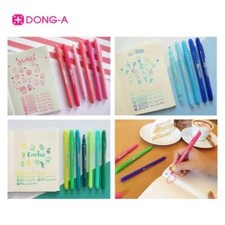DONG-A (ดองอา) My Color ปากกาสี ปากกา มายคัลเลอร์ 2 TWIN-TIP สองหัวในด้ามเดียว ( 1 ด้าม )