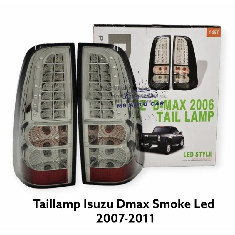 ไฟท้าย ดีแมค dmax 2006 2008 2010 2011 led ไฟท้ายแต่ง อีซูซู ดีแมค taillamp isuzu dmax led depo 2006-