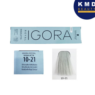 Schwarzkopf Igora Royal 10-21  ครีมเปลี่ยนสีผม ชวาร์สคอฟ อีโกร่า รอแยล เบอร์ 10-21