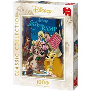 จิ๊กซอว์ Jumbo - Disney Lady and the Tramp  1000 piece (ของแท้ มีสินค้าพร้อมส่ง)