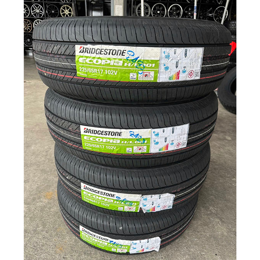 🔴 ยาง "#บริดจสโตน" Bridgestone Ecopia H/L 001 ผลิตไทย 🇹🇭🇹🇭225/65R17 ปี 23