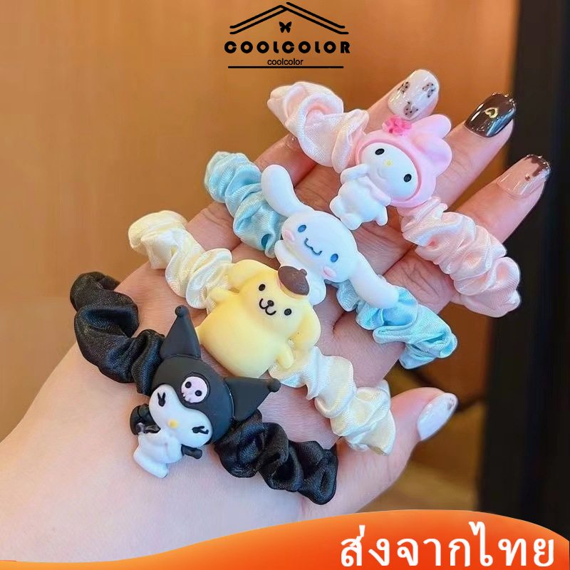 ส่งเร็ว เกาหลี ยางรัดผม,ลายการ์ตูนน่ารัก,ขนาดใหญ่ เครื่องประดับ,สําหรับผู้หญิงCODเก็บเงินปลายทาง
