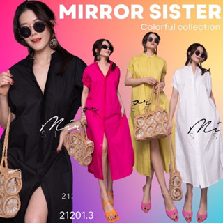 MiRRoRSiSTERs LaSSie DReSS #21201.3 เดรสเชิ้ตแขนจั๊มพ์