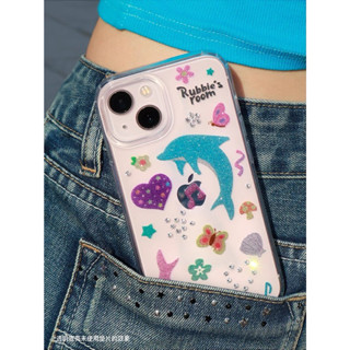 เคสไอโฟน Rubbie’s room sea giltter✨🐬แท้💯| Rubbie’s room case iphone