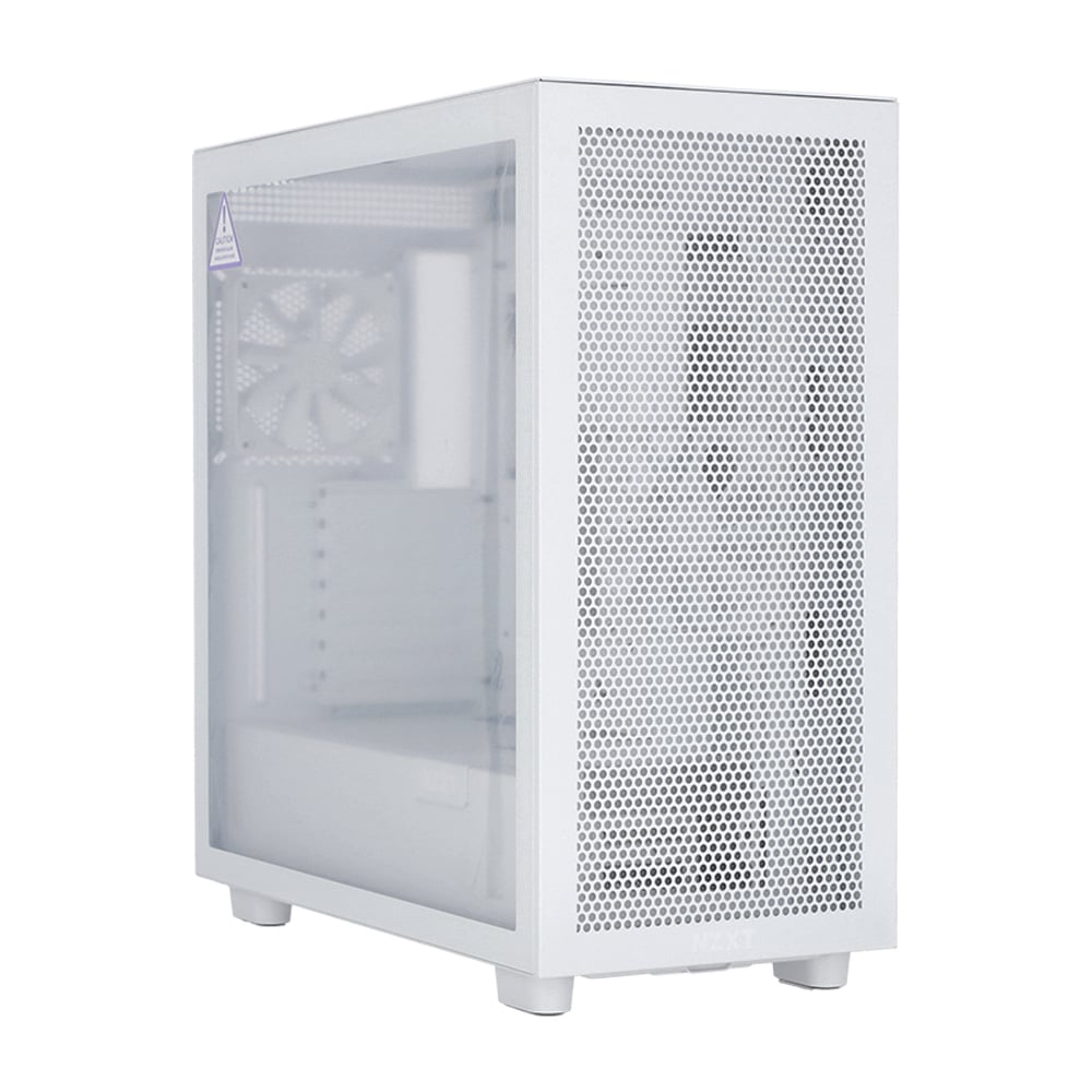 CASE NZXT H7 FLOW MID-TOWER AIRFLOW  (MATTE WHITE) (E-ATX)