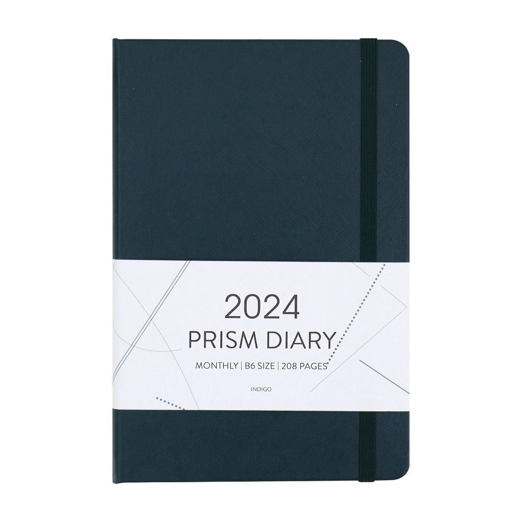 2024 Prism Monthly Diary B6 แพลนเนอร์รายเดือน พร้อมส่ง ลิขสิทธิ์แท้ Indigo