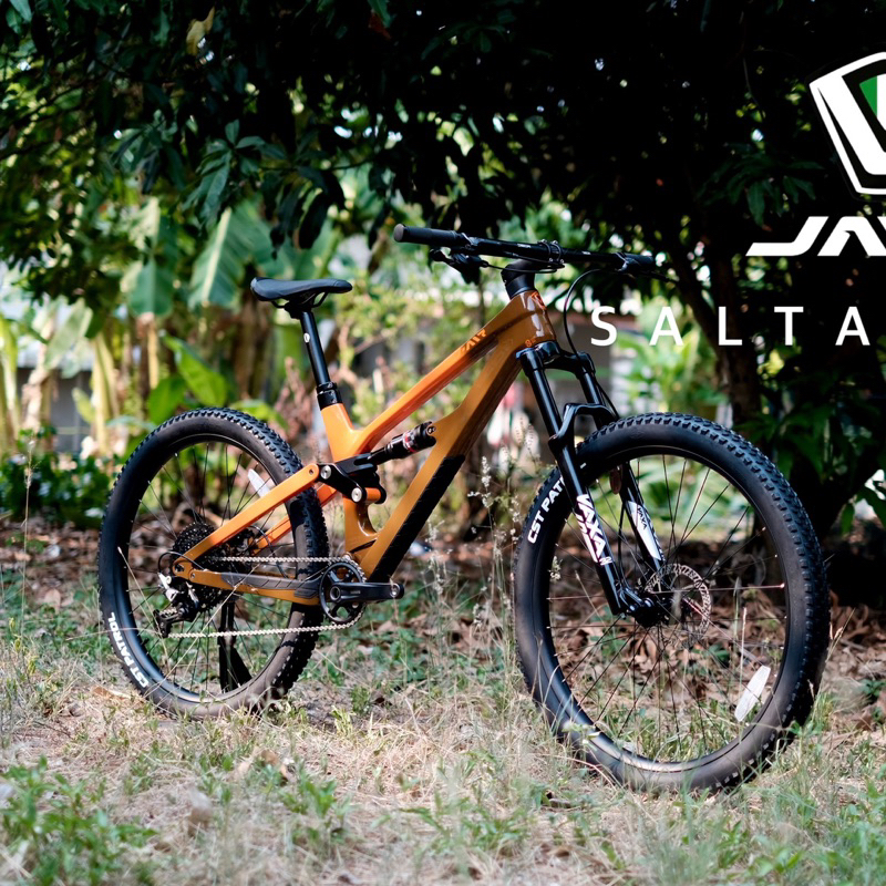 Java Saltafossi Full Suspension 12สปีด จักรยานเสือภูเขาฟูลซัส เฟรมคาร์บอน (ประกอบแล้ว 80%)