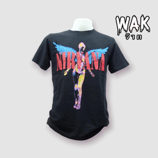 เสื้อวง Nirvana ลิขสิทธิ์แท้100%ลาย Angellic black