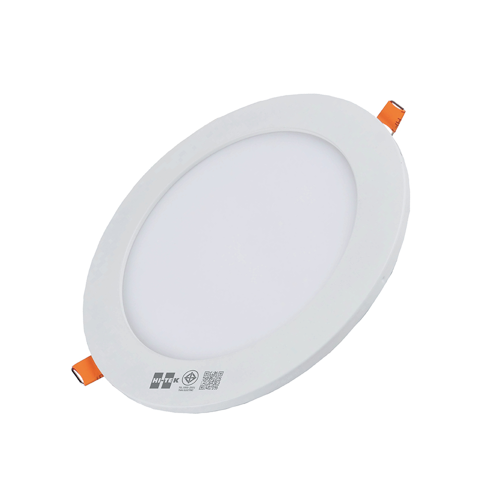 โคมดาวน์ไลท์ LED กลมขาว ฝังฝ้า HI-TEK HFLEPR009D 4" 9W เดย์ไลท์