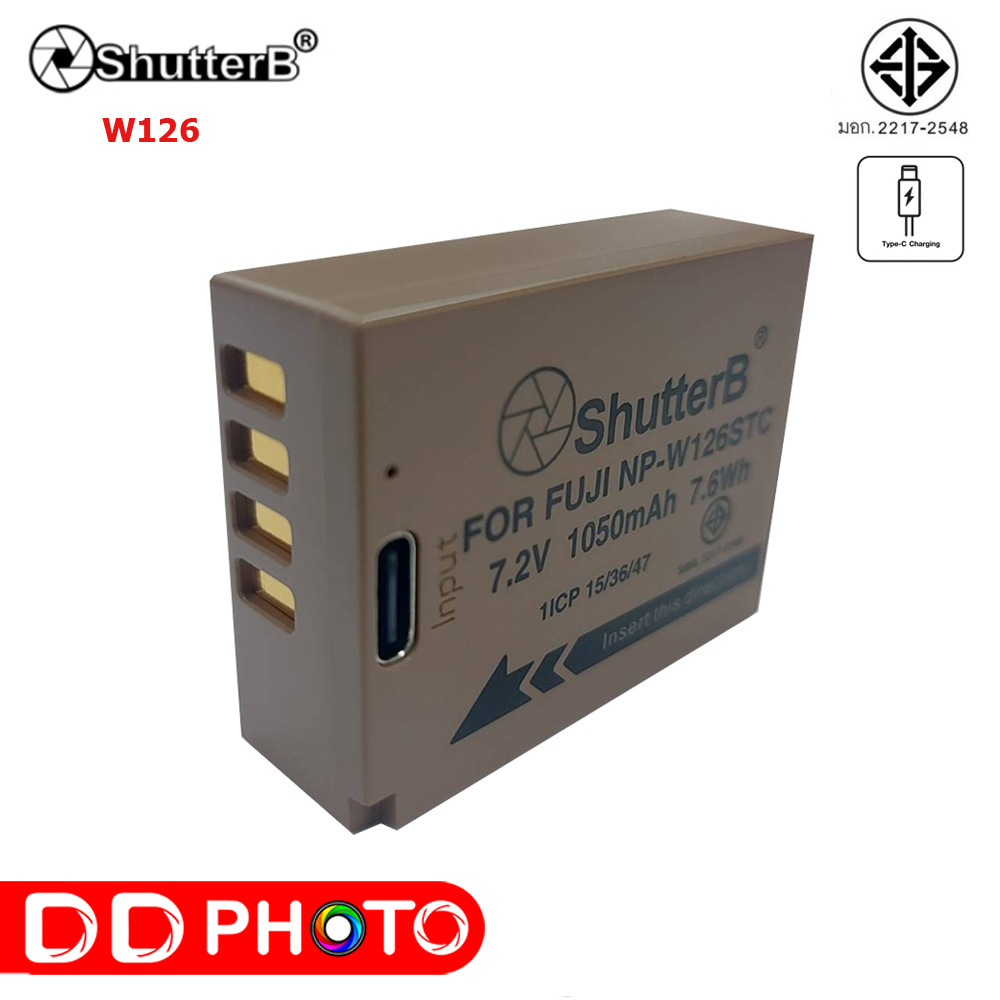 SHUTTER B BATTERY TYPE-C W126 FOR FUJI 7.2V 1050mAh
