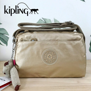 กระเป๋าสะพายข้าง KIPLING Mini Crossbodybag กระเป๋าสะพายข้าง ขนาดกะทัดรัด ผลิตจากวัสดุ Nylon+Polyester100% (งานแท้outlet)