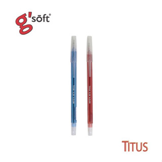 ปากกาลูกลื่น gsoft TITUS 0.38 mm.(ราคาต่อ 5 ด้าม)