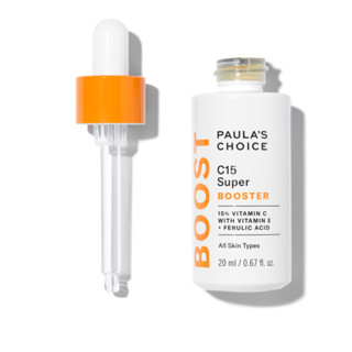 แท้💯Paulas Choice C15 Vitamin C Super Booster 20mlบูสเตอร์วิตามินซีบริสุทธิ์เข้มขน 15% สำหรับมอบความขาวใสให้กับโทนสีผิว