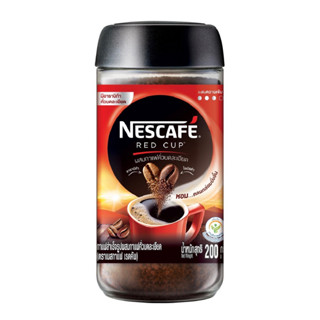 Nescafe Red Cup | กาแฟสำเร็จรูปผสมกาแฟคั่วบดละเอียด เนสกาแฟ เรดคัพ 200 กรัม