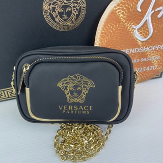 🦚New กระเป๋าสะพายข้าง Versace parfums  แท้100%🦚