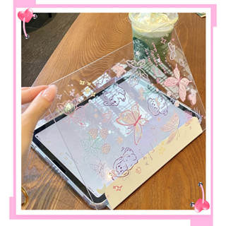 Crystal Glass Case for ipad เคสไอแพด gen7/8/9/10.2 air4/510.9 pro11 2020 2021 2022 gen10 10 9 2022 เคสอะคริลิคฝาขุ่น