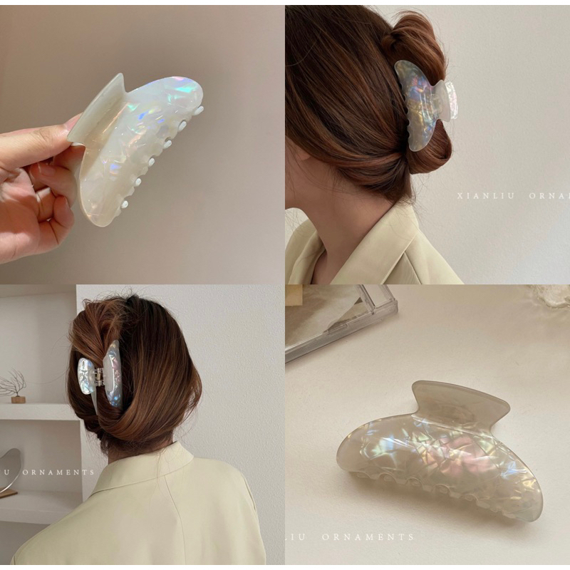 กิ๊ฟหนีบผมหินอ่อน เรนโบว์ ติดชื่อไม่จำกัดตัวอักษร(อักษรพิมพ์ใหญ่)