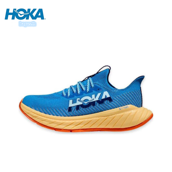 HOKA Carbon X3 blue and white ของแท้ 100%