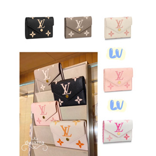 100% แบรนด์ใหม่ LOUIS VUITTON ของแท้พับกระเป๋าสตางค์สั้นหลายสไตล์ตัวเลือก