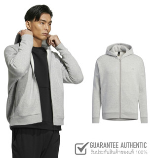 ADIDAS Wording Full Zip Hoodie HM2683 เสื้อฮู้ดผู้ชายและผู้หญิง