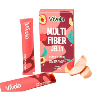 Vivola Multi Fiber Jelly - Peach Flavor (1 กล่อง)