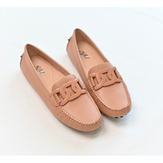 Soulmate Shoes รองเท้าหนังแท้ Bonita Mate in Peach Brown